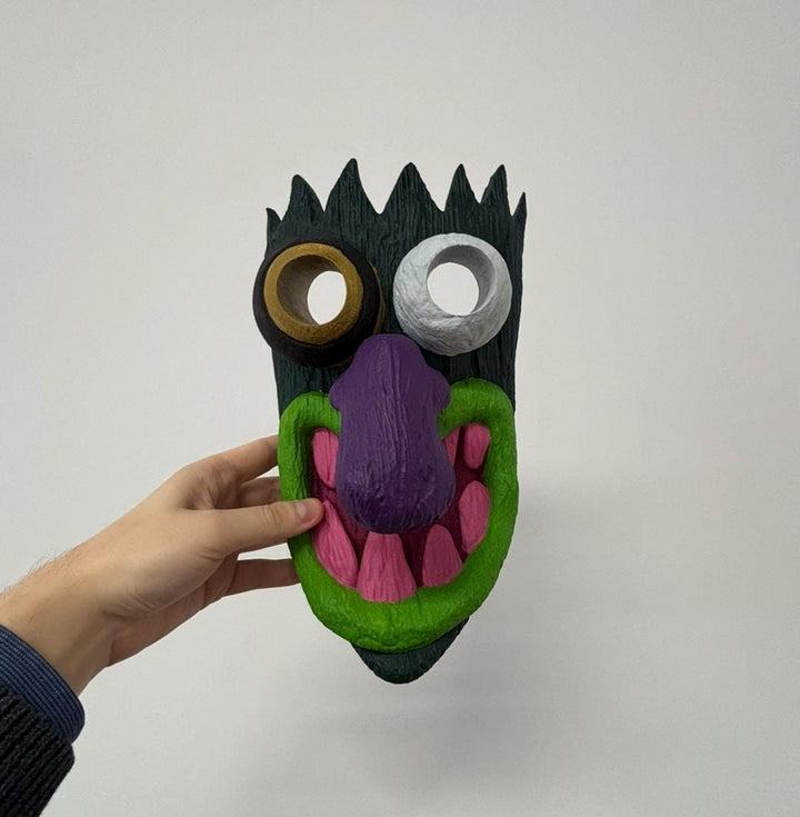 Ooga Booga Inspired Mask from Courage the Cowardly Dog | Eustace Mask Replica / Cosplay