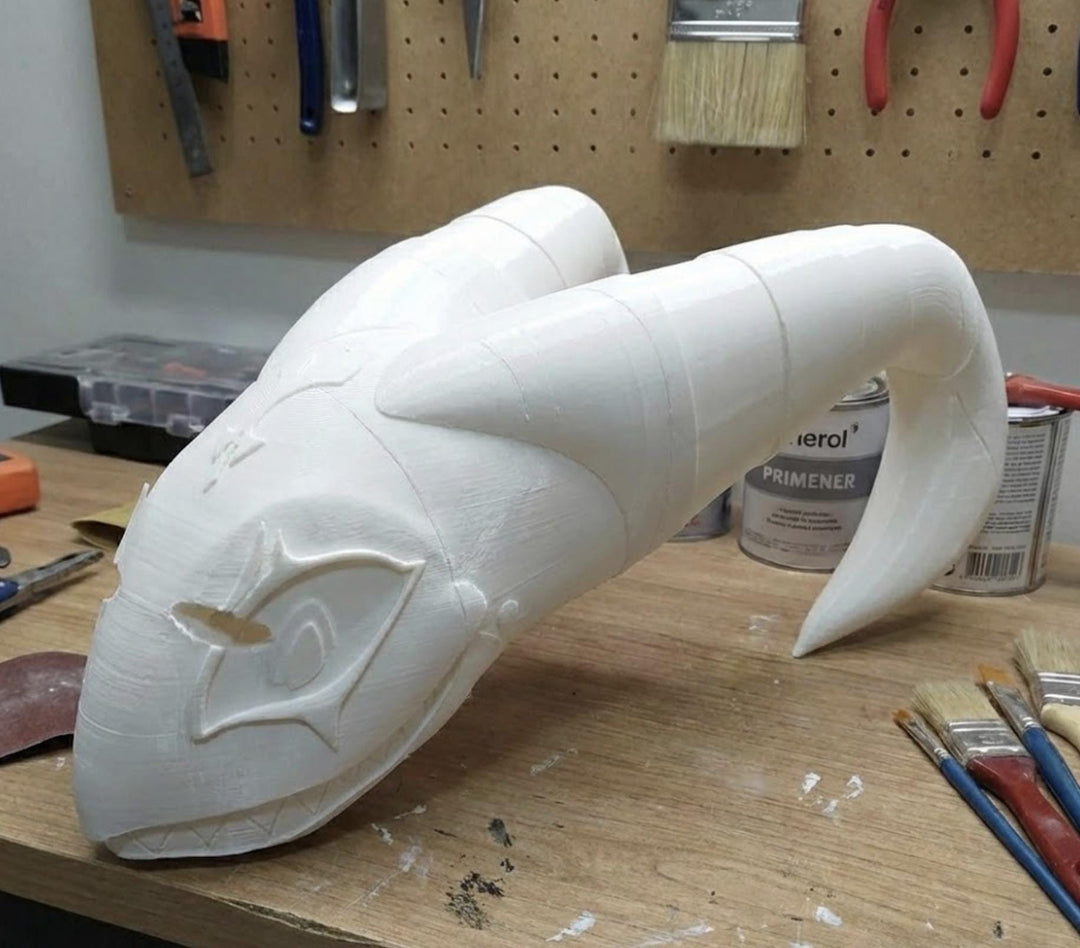 Blitzo Helluva Boss Inspired Mask/Helmet/Cosplay | Painted or Non-painted