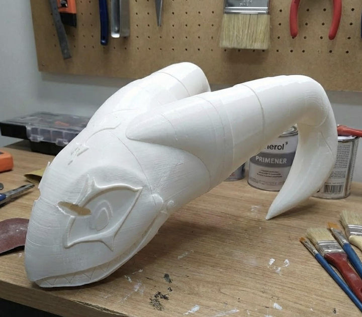 Blitzo Helluva Boss Inspired Mask/Helmet/Cosplay | Painted or Non-painted