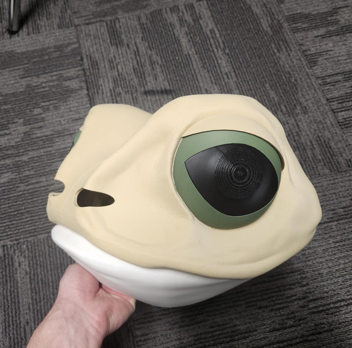 Frog Mask - Fully Painted or Single Color
