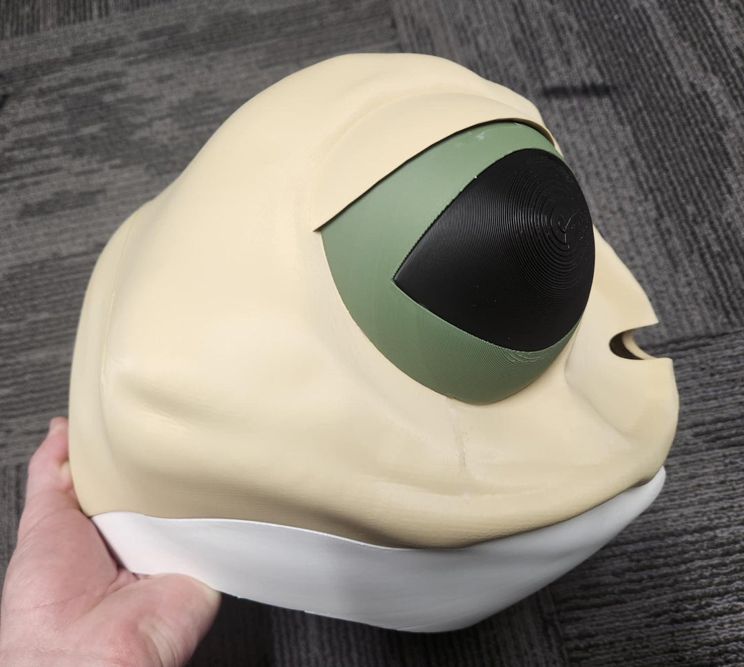 Frog Mask - Fully Painted or Single Color