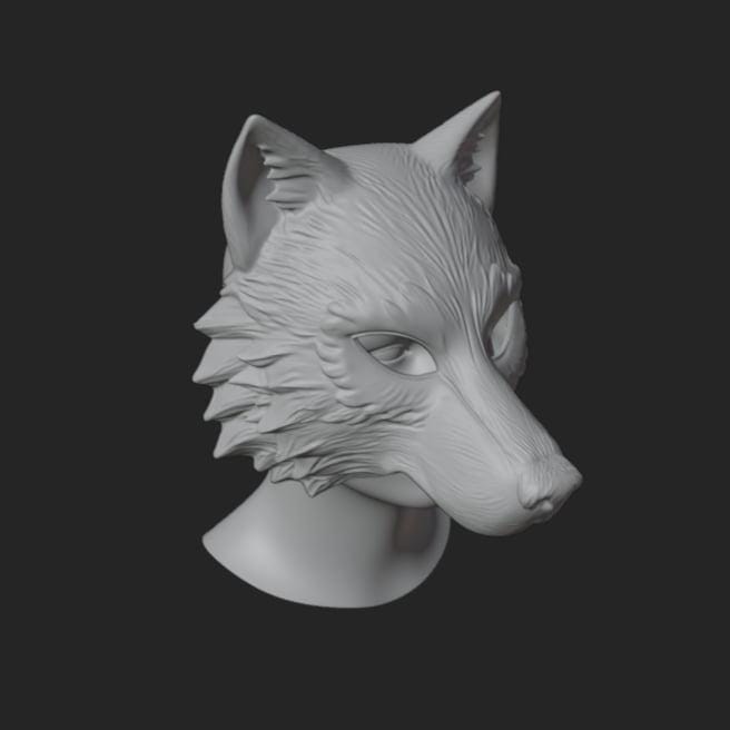 Wolf Front Mask