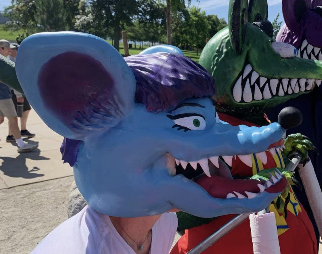 Fanmade Trixie Fink Rat Fink Inspired Mask - Cosplay