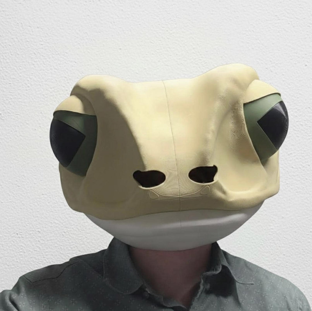 Frog Mask - Fully Painted or Single Color