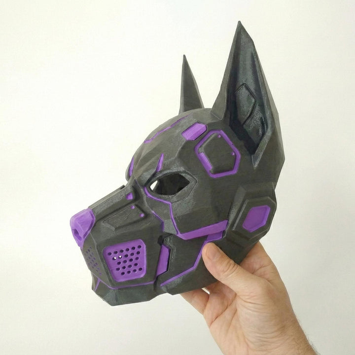 Cyber-Doberman Mask / Cosplay