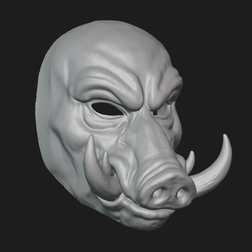 Boar Mask Stl File | Boar Mask Digital File
