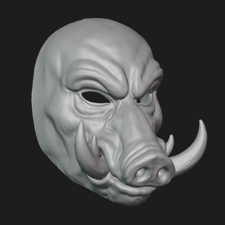Boar Mask Stl File | Boar Mask Digital File