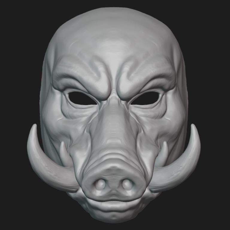 Boar Mask Stl File | Boar Mask Digital File
