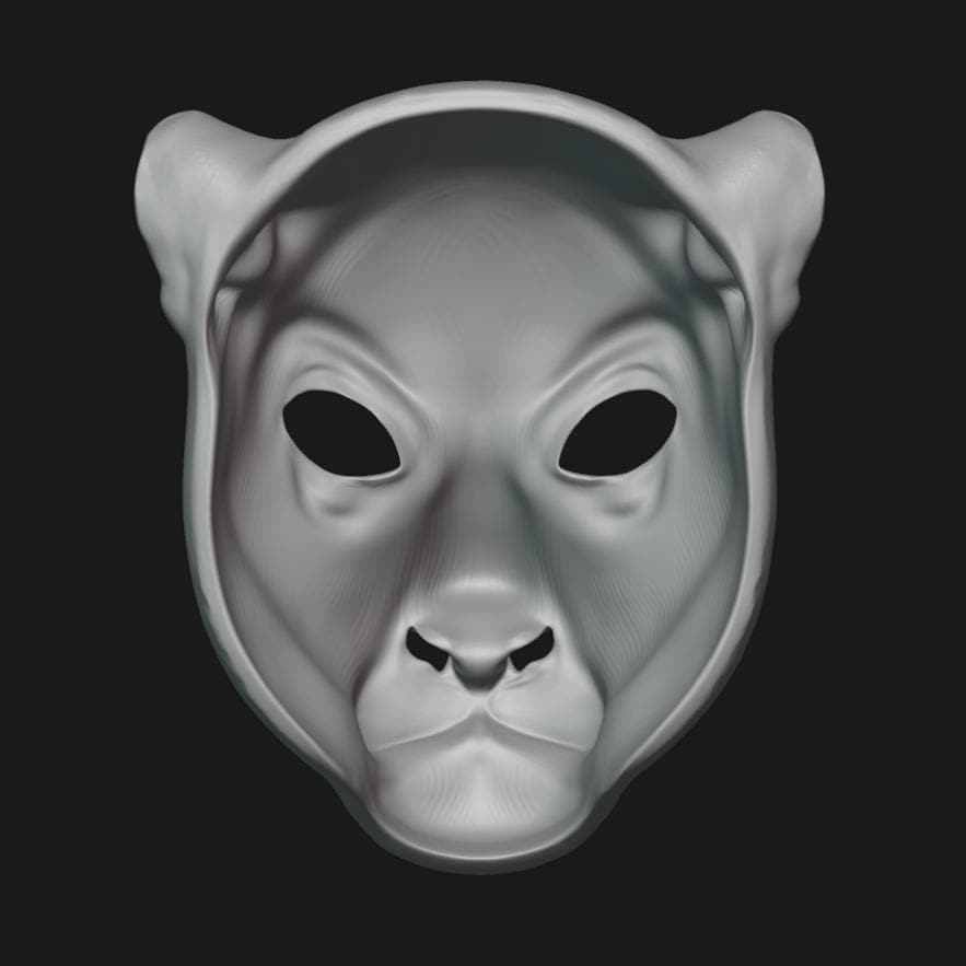 Jaguar Mask Stl File | Jaguar Mask Digital File