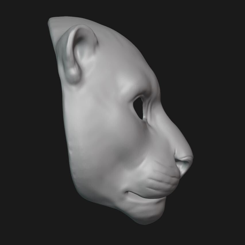 Jaguar Mask Stl File | Jaguar Mask Digital File