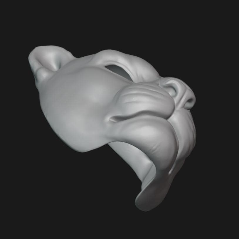 Jaguar Mask Stl File | Jaguar Mask Digital File