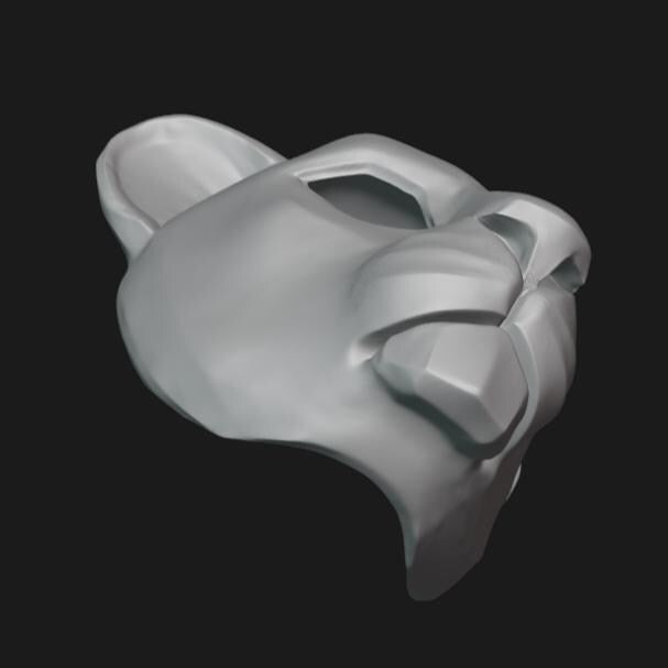 Lion Mask Stl File | Lion Mask Digital File