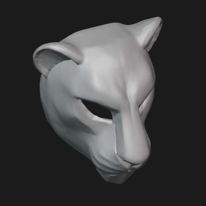 Lion Mask Stl File | Lion Mask Digital File
