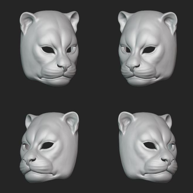 Panther Mask Stl File | Panther Mask Digital File