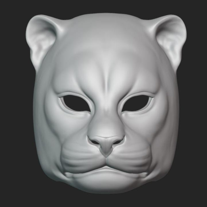Panther Mask Stl File | Panther Mask Digital File