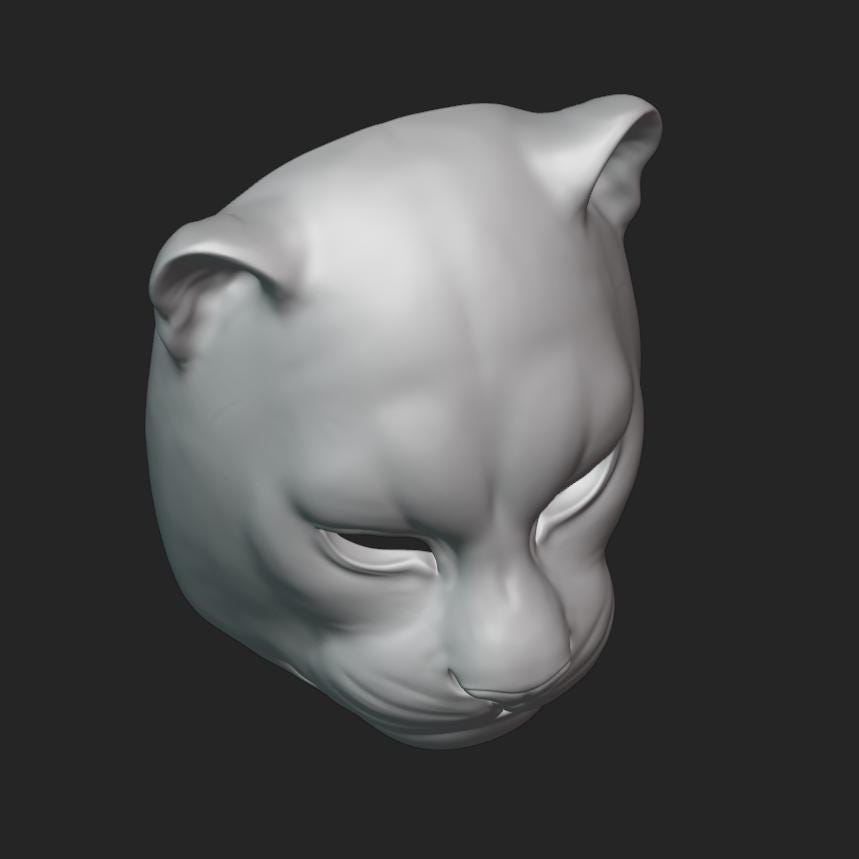 Panther Mask Stl File | Panther Mask Digital File