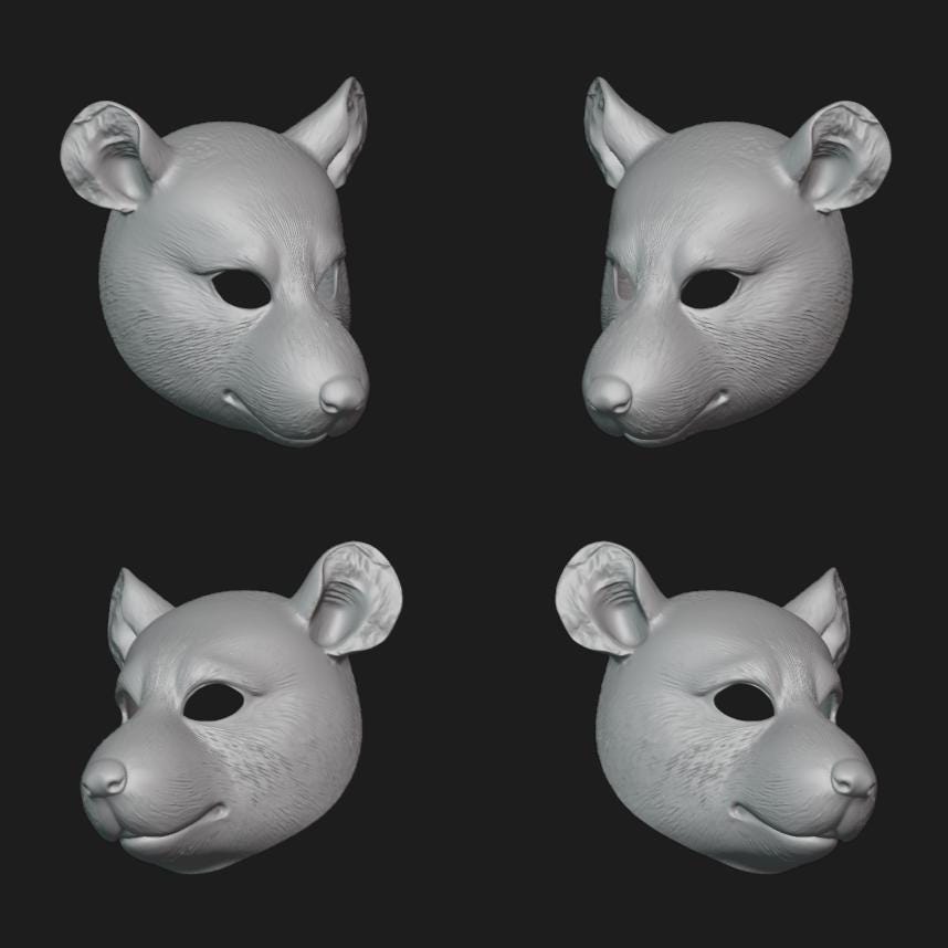 Rat Mask Stl File | Rat Mask Digital File
