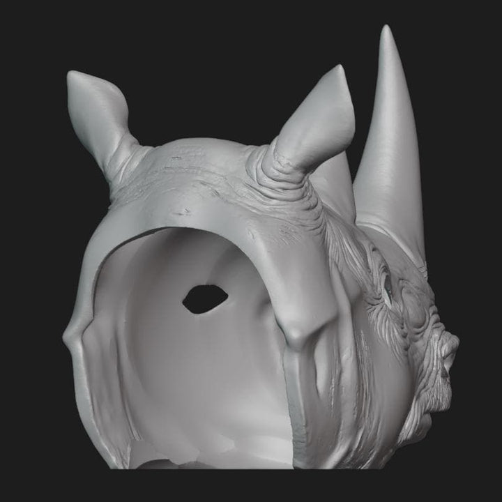 Rhino Mask Stl File | Rhino Mask Digital File