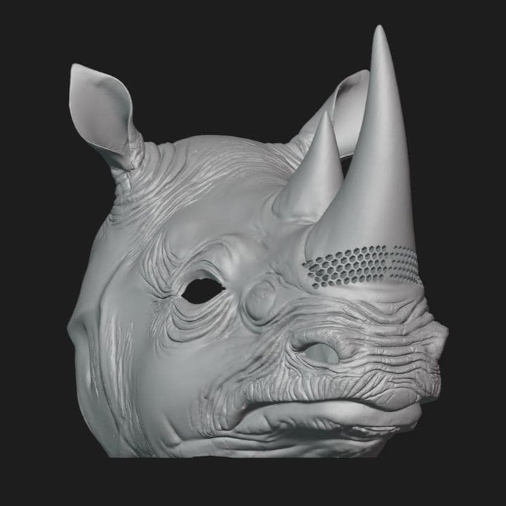 Rhino Mask Stl File | Rhino Mask Digital File