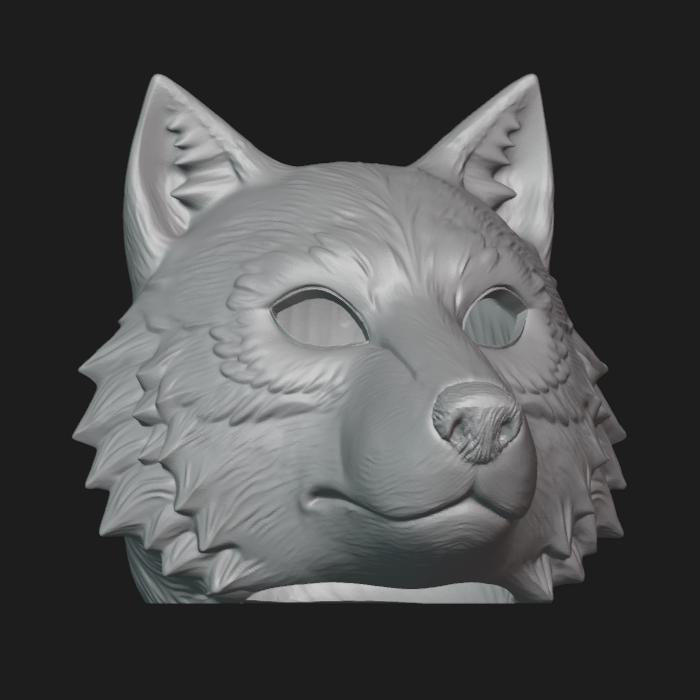 Wolf Helmet Stl File | Wolf Helmet Digital File