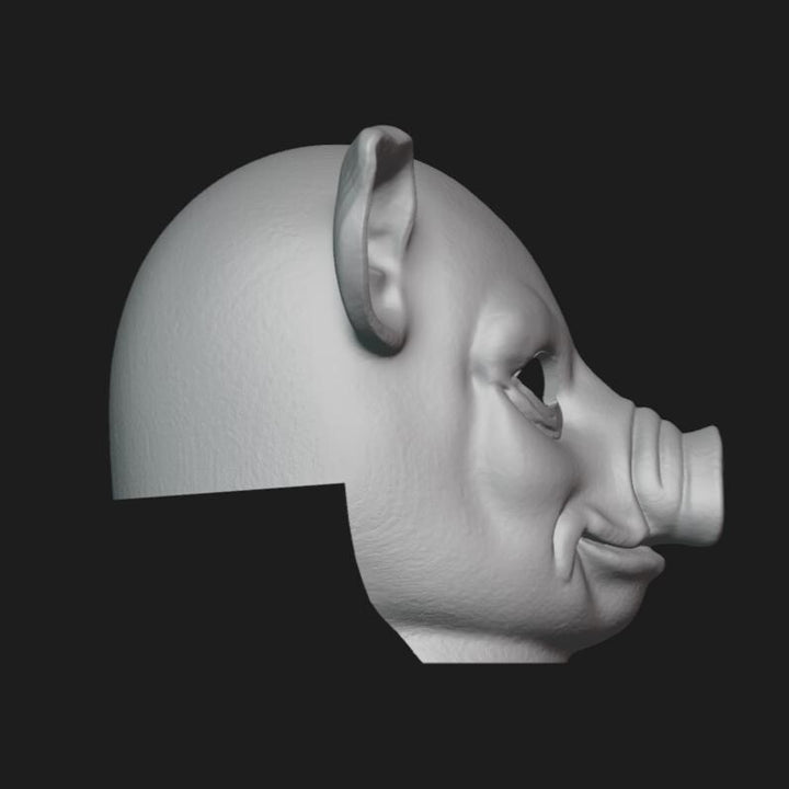 Pig Mask Stl File | Pig Mask Digital File