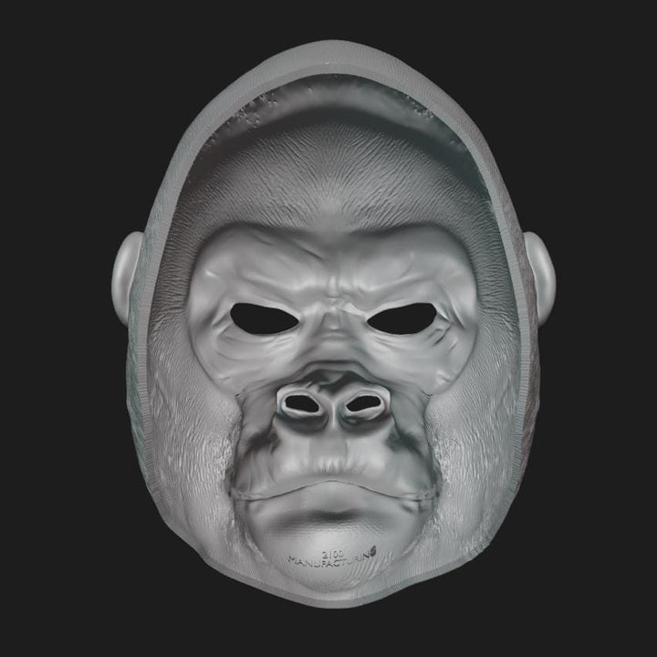 Gorilla Mask Stl File | Gorilla Mask Digital File