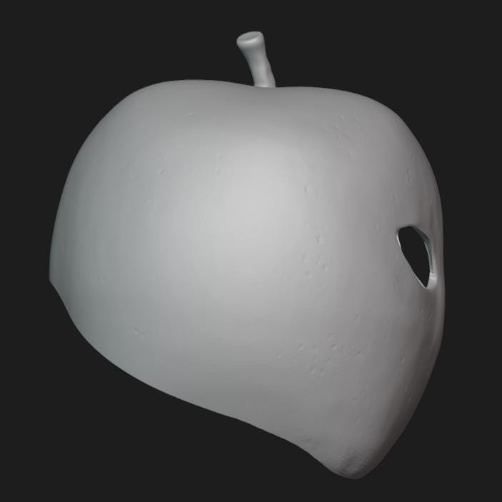 Apple Mask Stl File | Apple Mask Digital File