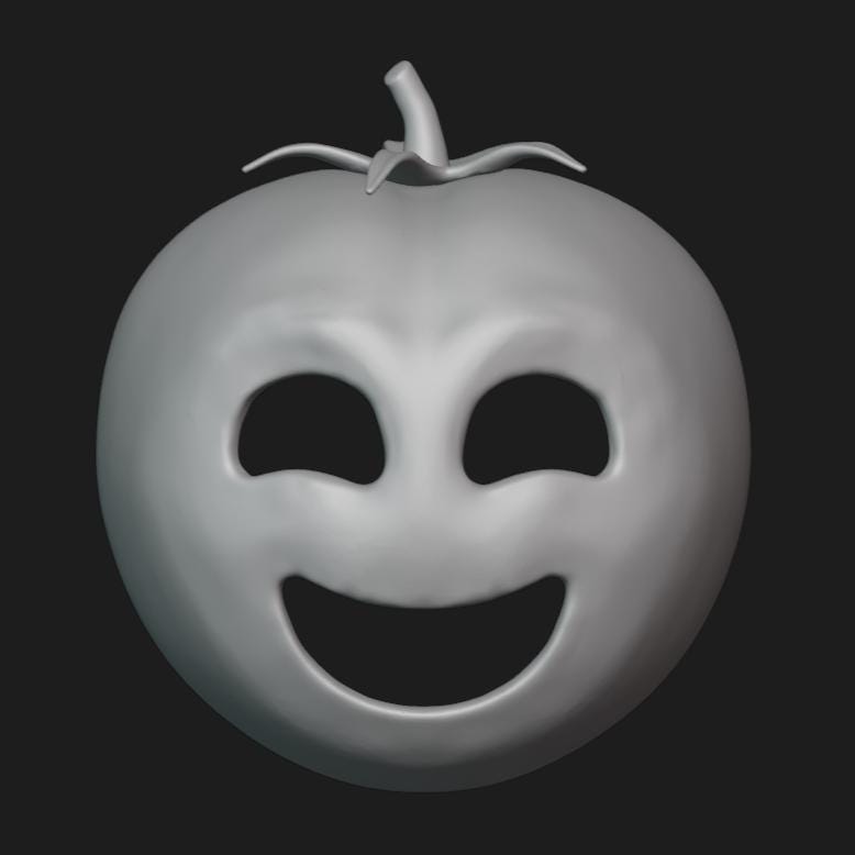 Tomato Mask Stl File | Tomato Mask Digital File