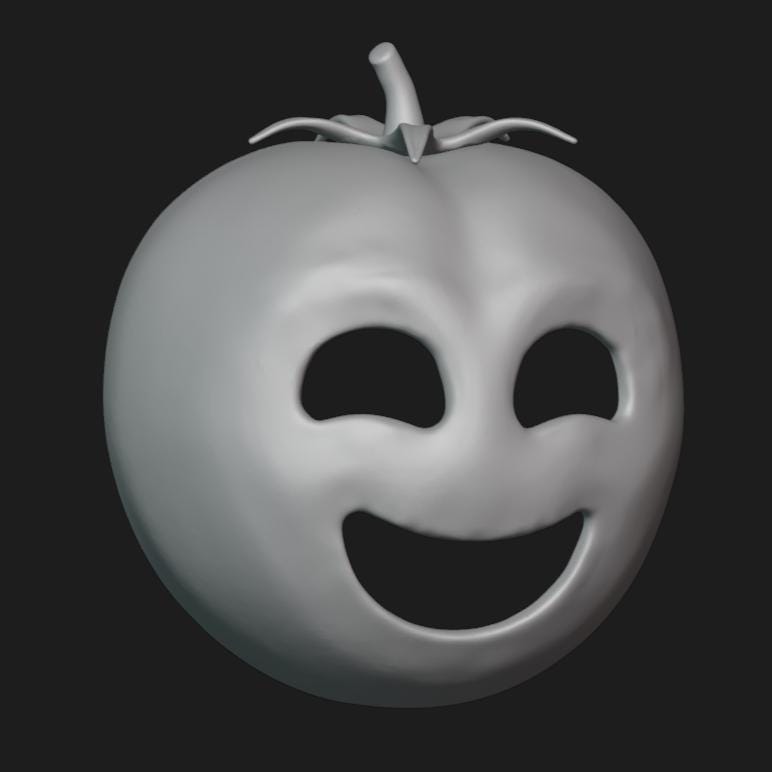 Tomato Mask Stl File | Tomato Mask Digital File