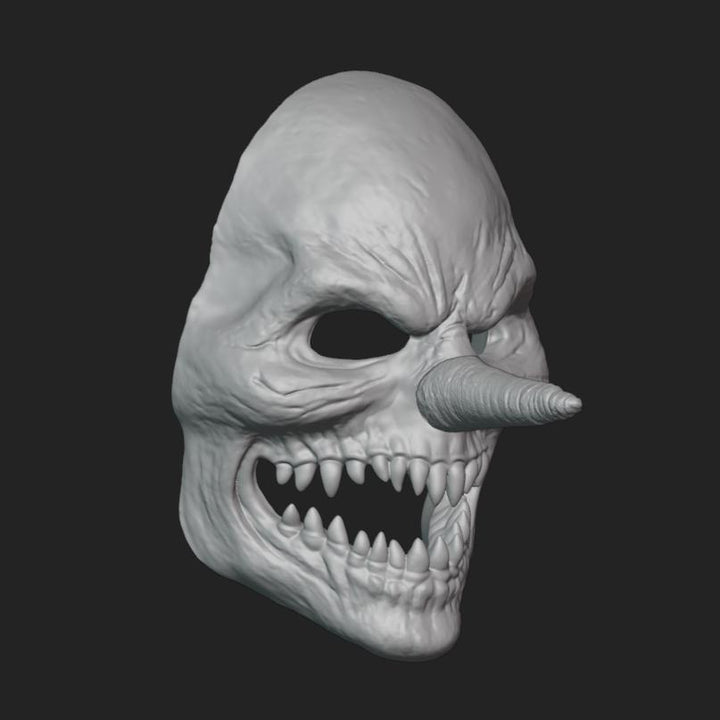 Long Nose Monster Mask Stl File | Long Nose Monster Mask Digital File