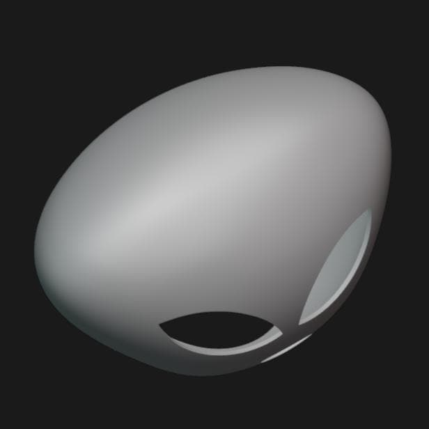 Alien Mask Stl File | Alien Mask Digital File