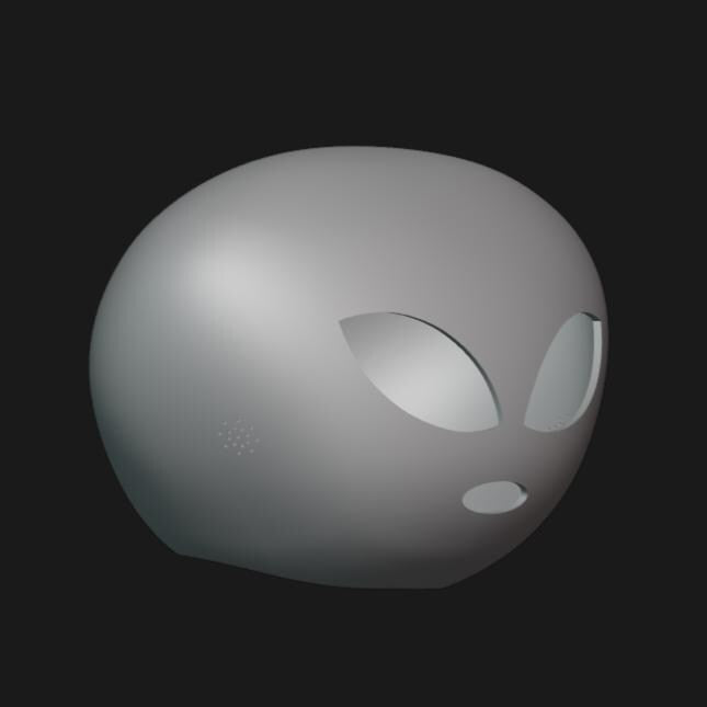 Alien Mask Stl File | Alien Mask Digital File
