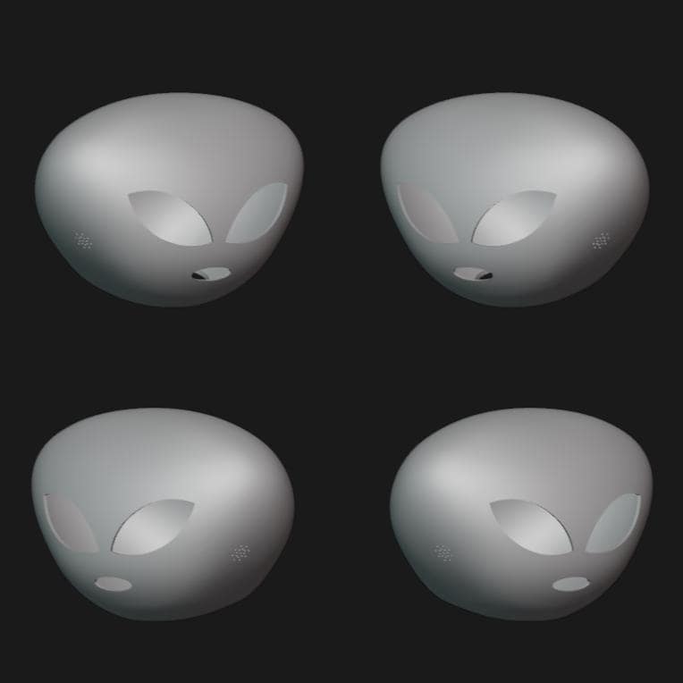 Alien Mask Stl File | Alien Mask Digital File