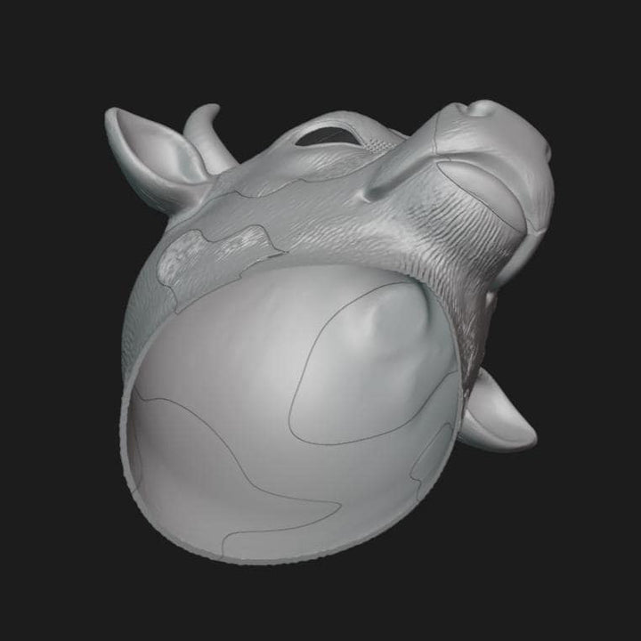 Cow Helmet Stl File | Cow Helmet Digital File