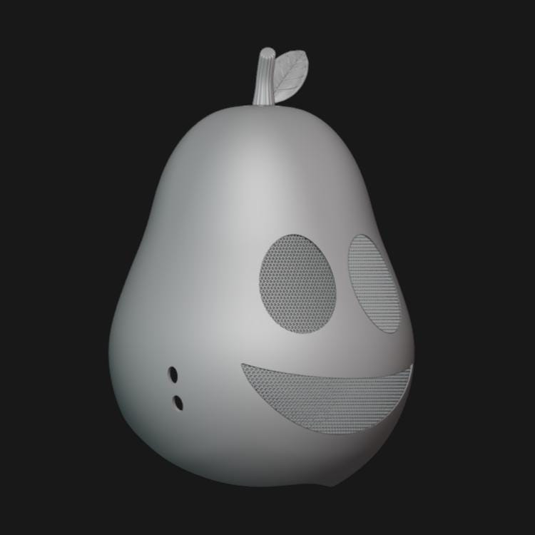 Pear Mask Stl File | Pear Helmet Digital File