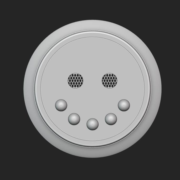 5 Din Mask Stl File | 5 Din Mask Digital File