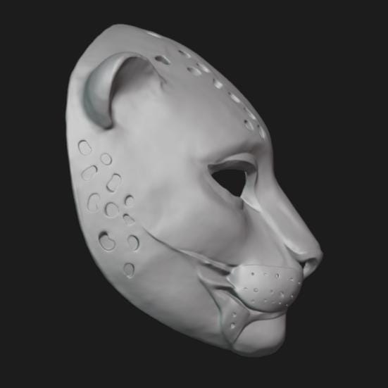 Lampart Mask Stl File | Lampart Mask Digital File