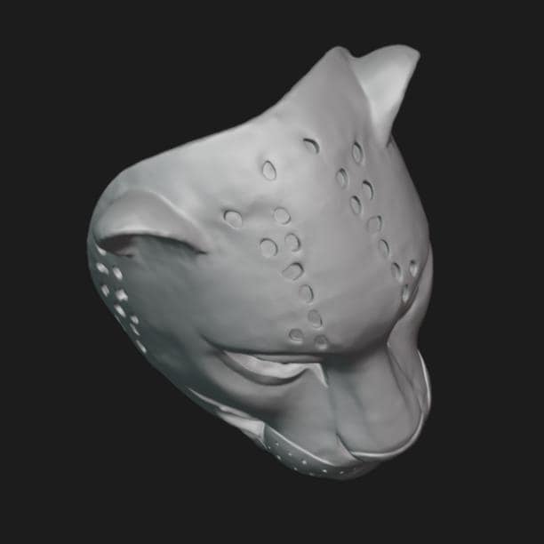 Lampart Mask Stl File | Lampart Mask Digital File