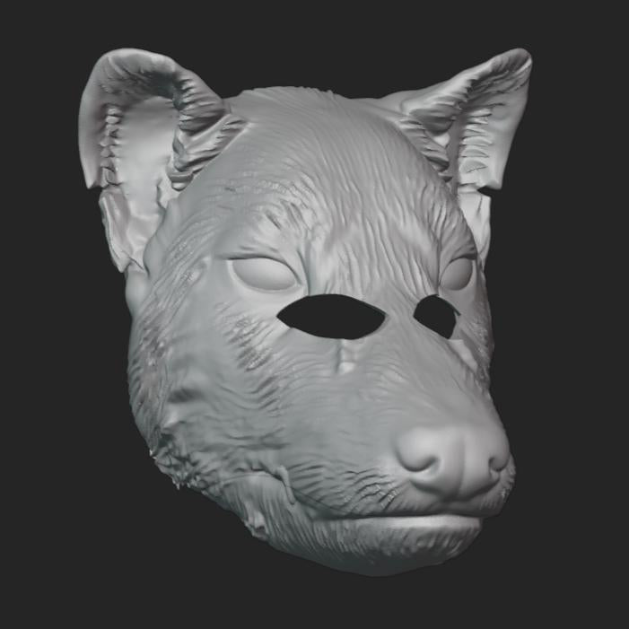 Tasmanian Tiger Mask Stl File | Tasmanian TigerMask Digital File
