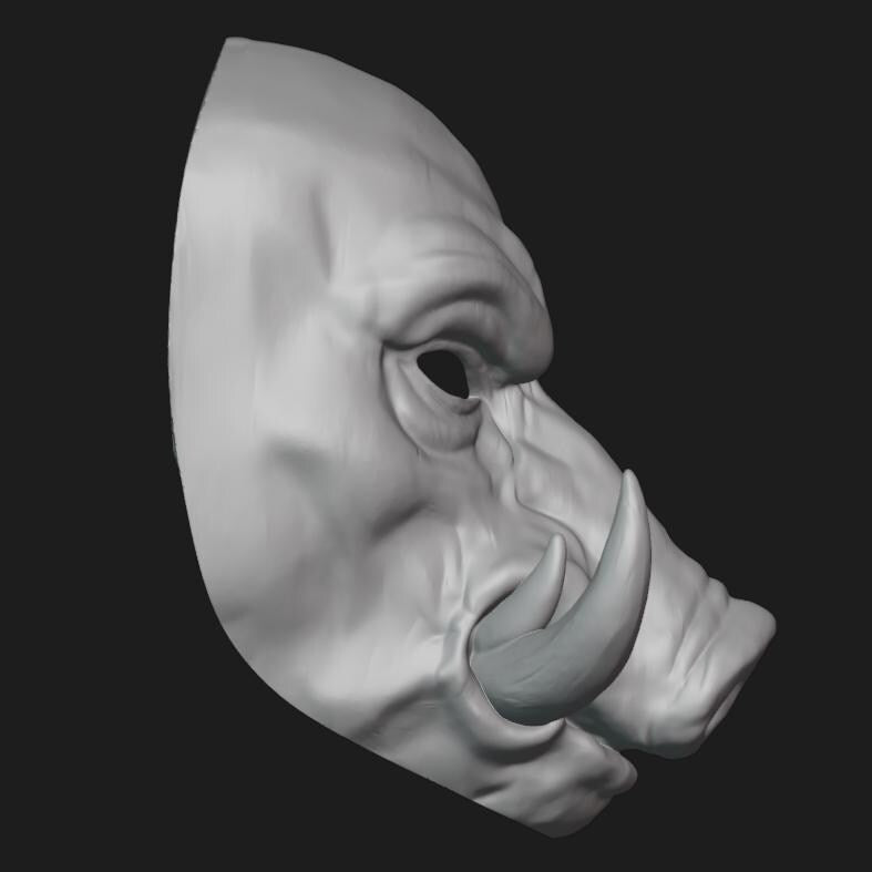 Boar Mask Stl File | Boar Mask Digital File
