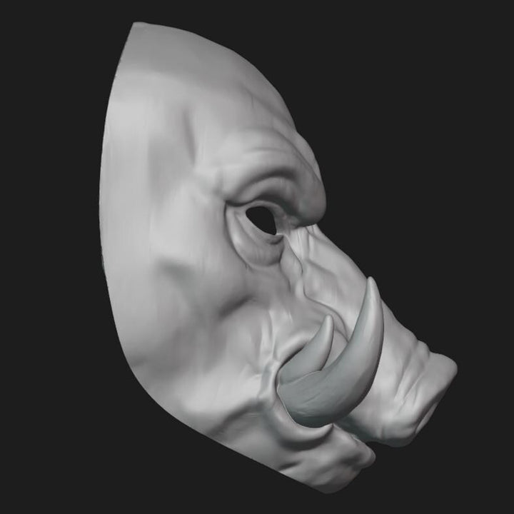 Boar Mask Stl File | Boar Mask Digital File