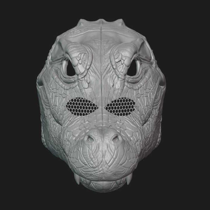Crocodile Mask Stl File | Crocodile Mask Digital File