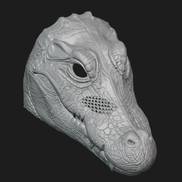 Crocodile Mask Stl File | Crocodile Mask Digital File