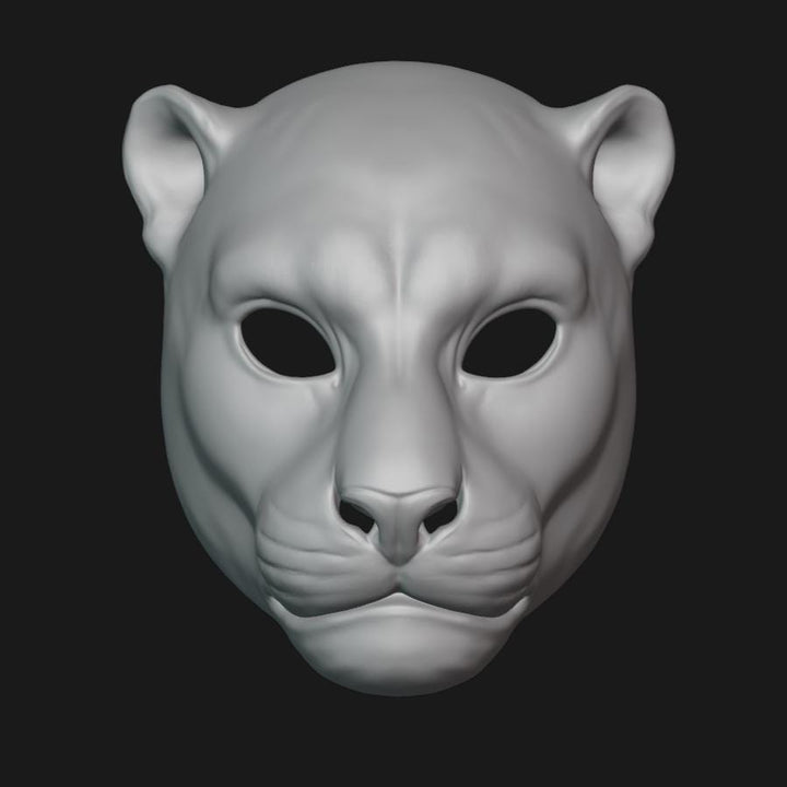 Jaguar Mask Stl File | Jaguar Mask Digital File