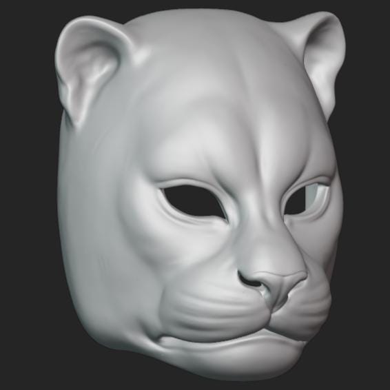 Panther Mask Stl File | Panther Mask Digital File