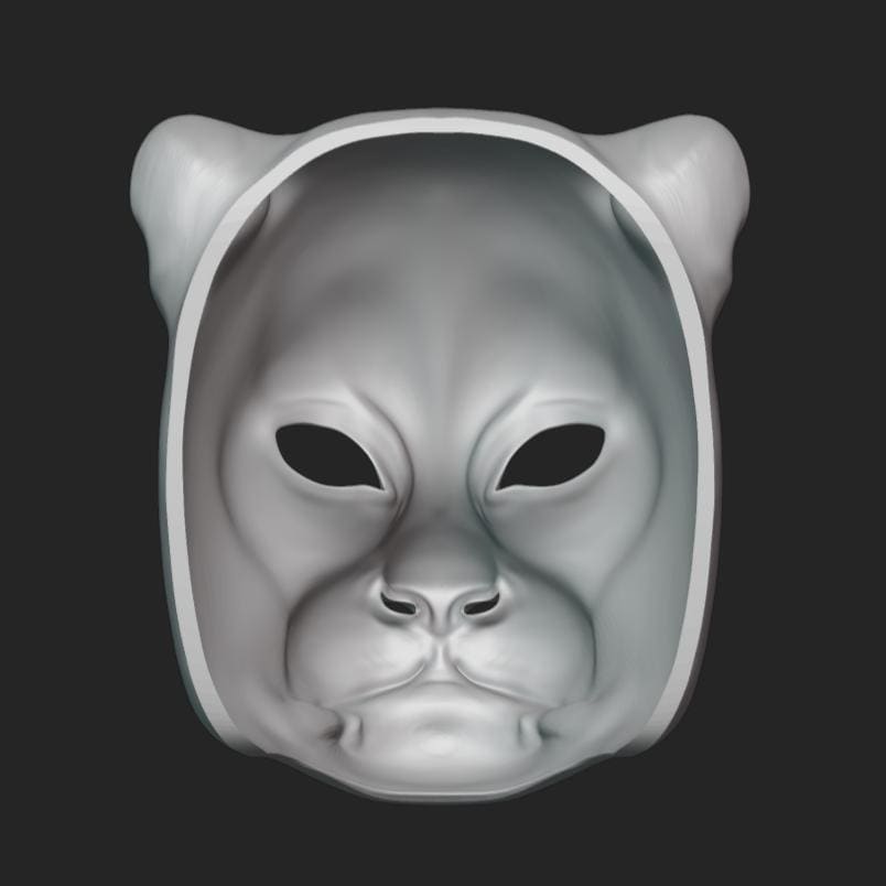Panther Mask Stl File | Panther Mask Digital File