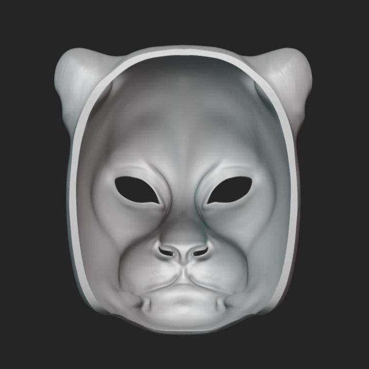 Panther Mask Stl File | Panther Mask Digital File