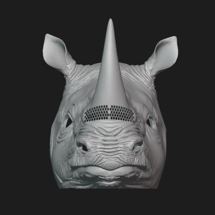 Rhino Mask Stl File | Rhino Mask Digital File