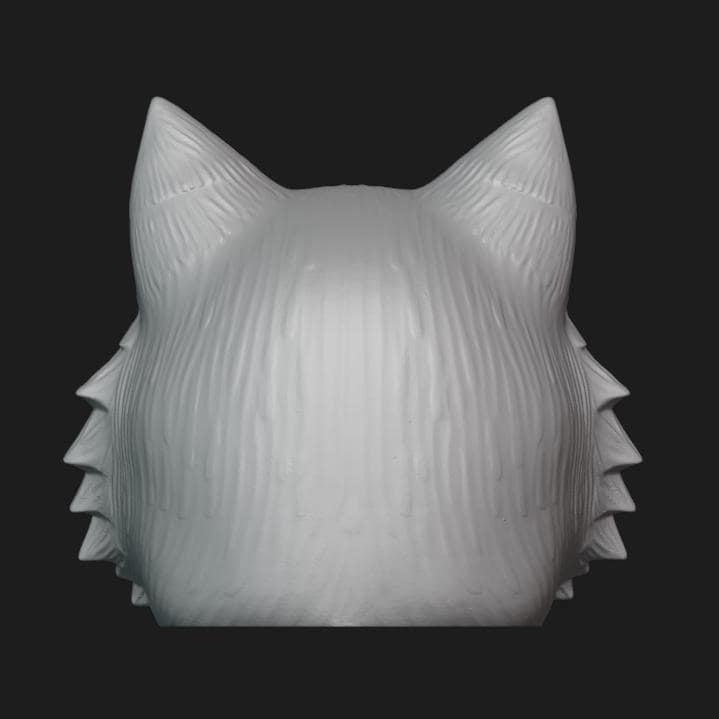 Wolf Helmet Stl File | Wolf Helmet Digital File