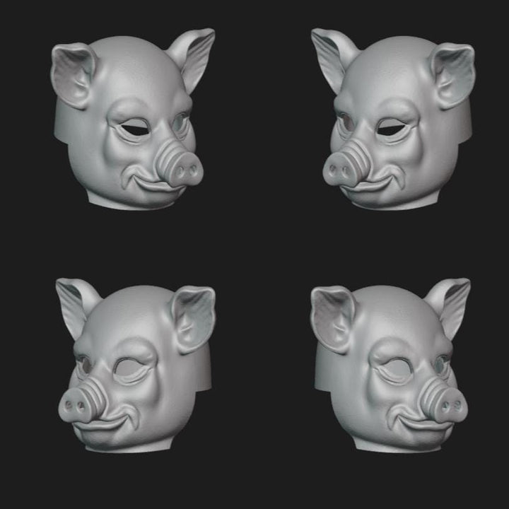 Pig Mask Stl File | Pig Mask Digital File